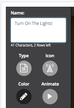 Hotspot animations