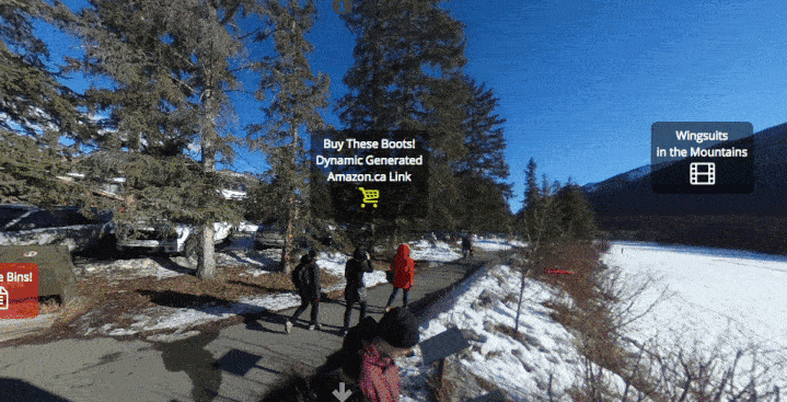 Animated demo of the eCommerce Hotspot