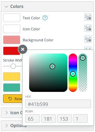 Color Customization Screenshot
