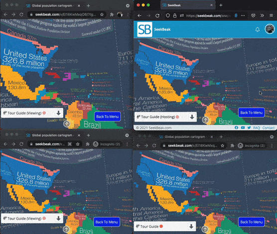 Tour Guide Overlay and Viewer Links Update