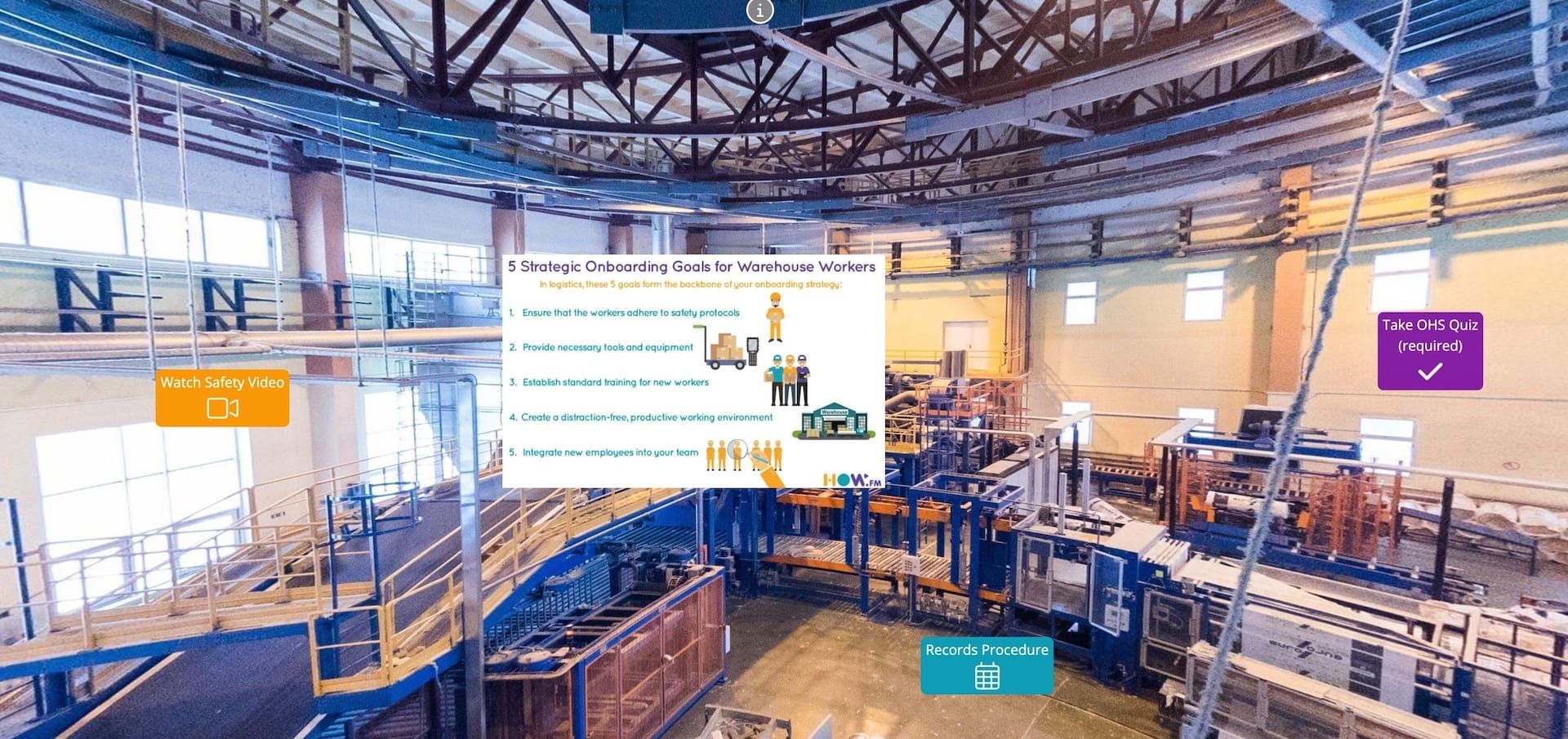 Factory Training module in SeekBeak