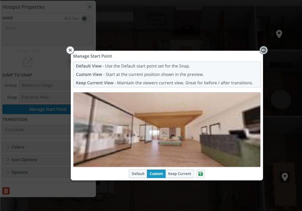 Hotspot Start Position