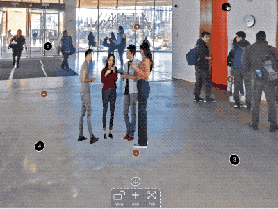 Animation of Kids in a Library