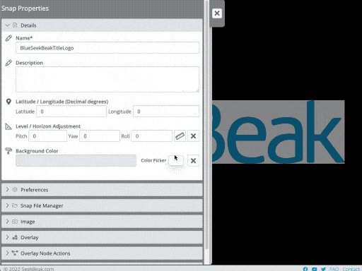 Changing a Flat Image background from the default black to a white color