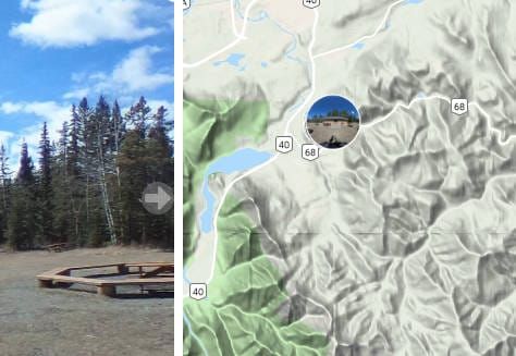 Slide-out Maps Screenshot