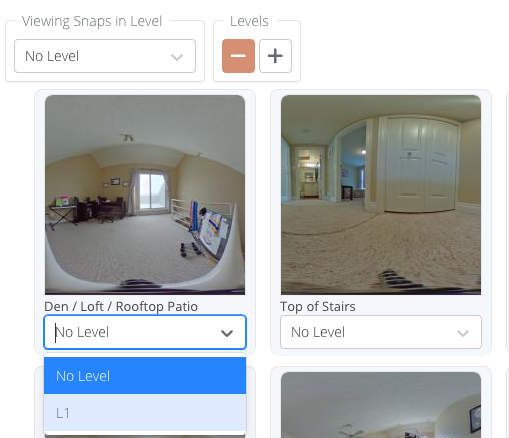 Google Street View Multi Level Interface