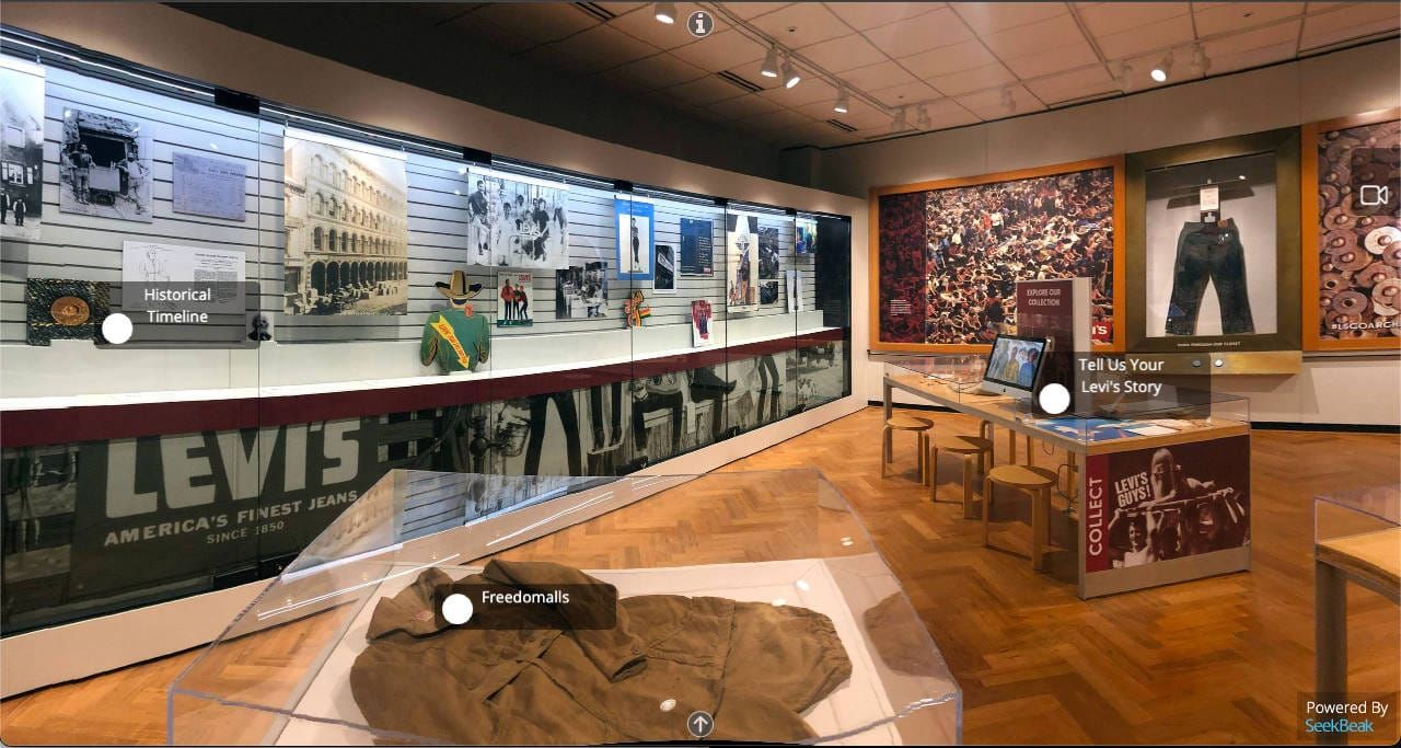 Interior of Levis Musem