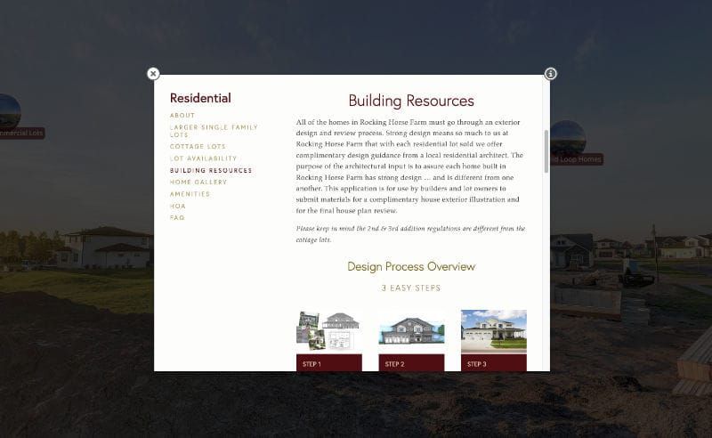 Screenshot of a rich text hotspot
