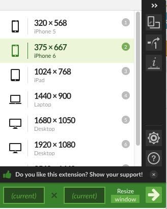 Window Resizer Extension