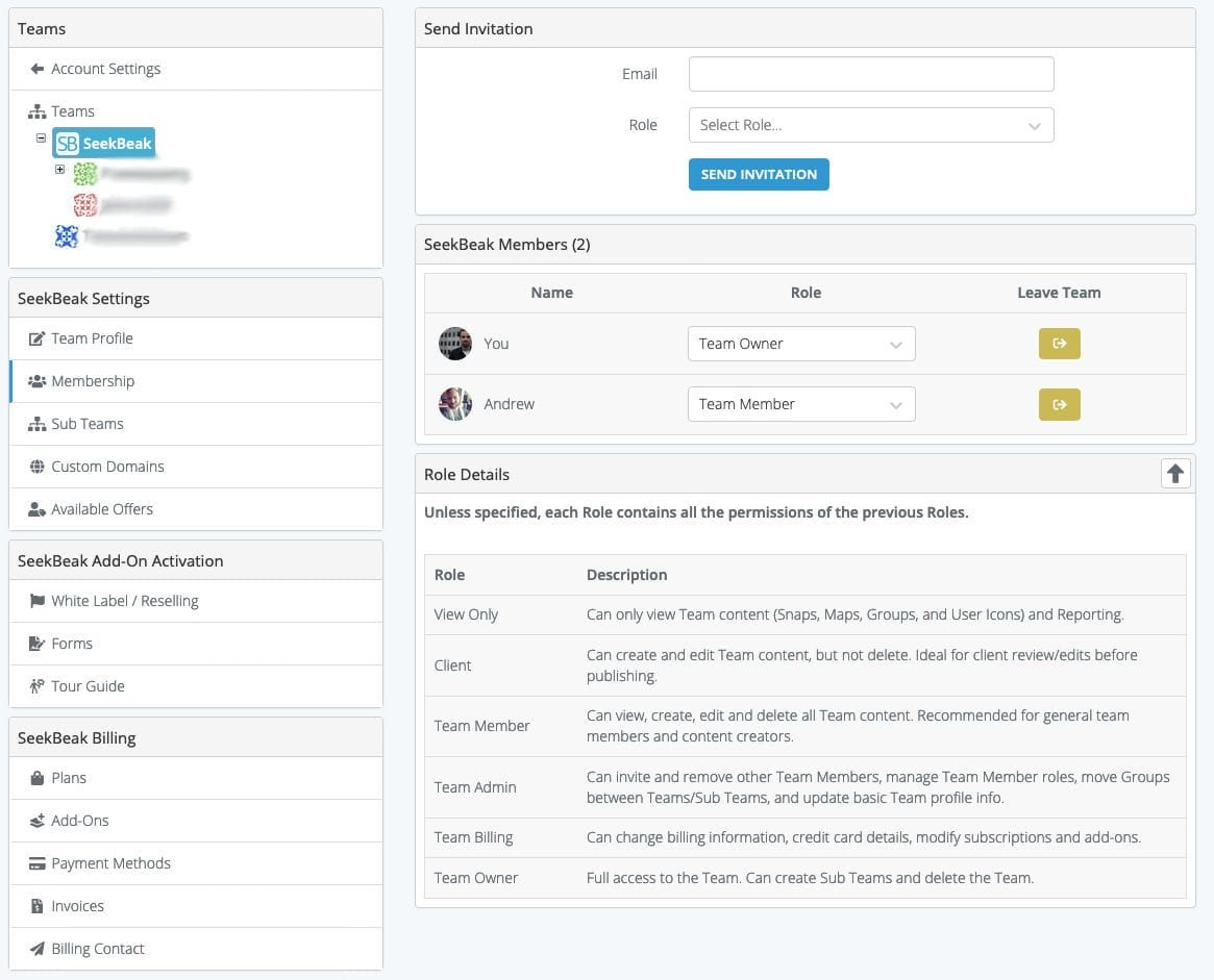 Enterprise Back End Screenshot