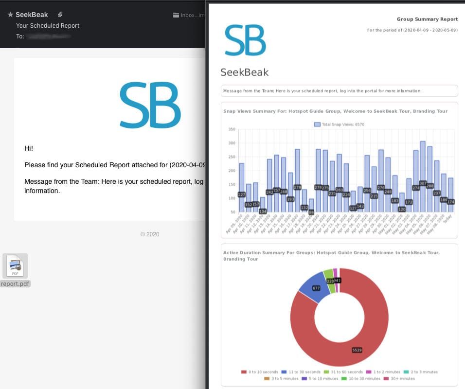 Scheduled Report PDF View